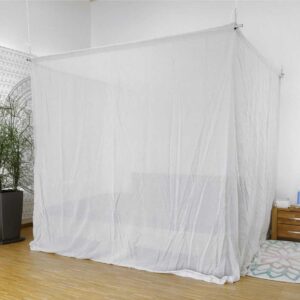 Yshield BCD EMF Shielding SILVER-COTTON Double bed canopy