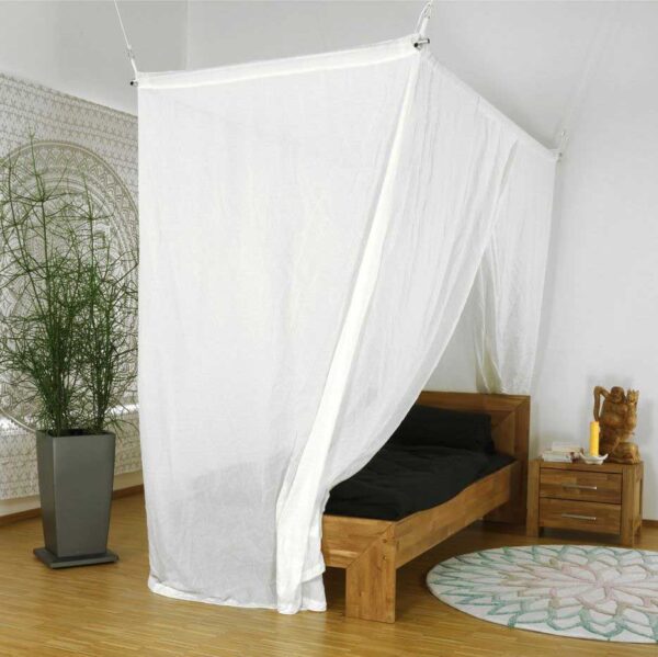 Yshield BNE EMF Shielding NATURELL Box single bed canopy2
