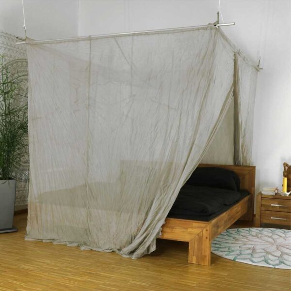 Yshield BTD EMF Shielding SILVER-TULLE Box double bed canopy