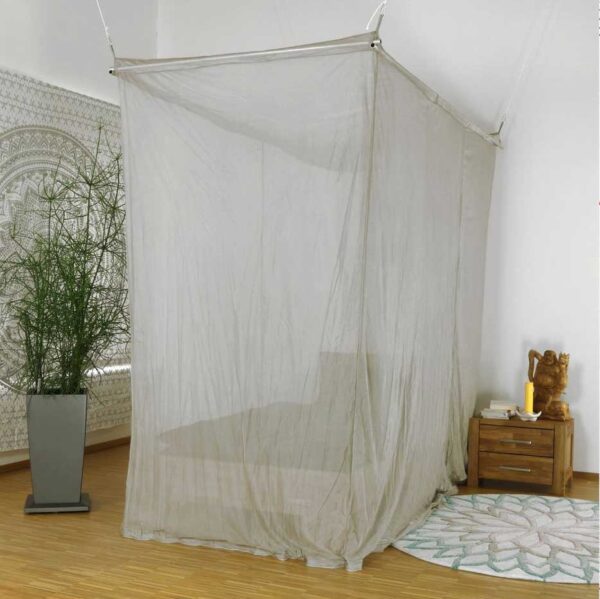 Yshield BTE EMF Shielding SILVER-TULLE Box single bed canopy